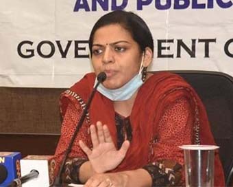 Goa Health Secretary Nila Mohanan (file pic)