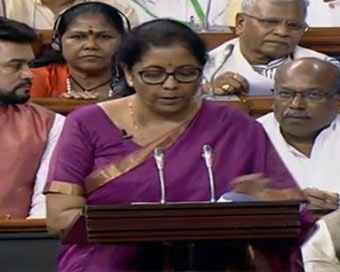 Finance Minister Nirmala Sitharaman