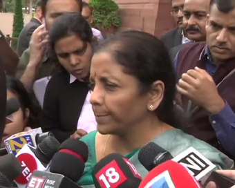 Finance Minister Nirmala Sitharaman