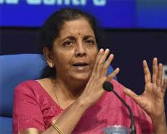 Finance Miniser Nirmala Sitharaman (file photo)