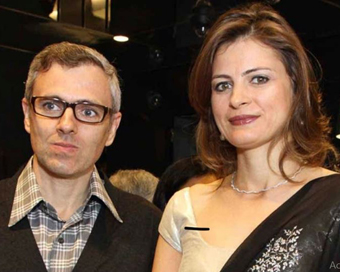 Omar Abdullah with sister Sara Abdullah