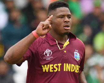 West Indies pacer Oshane Thomas (file photo)