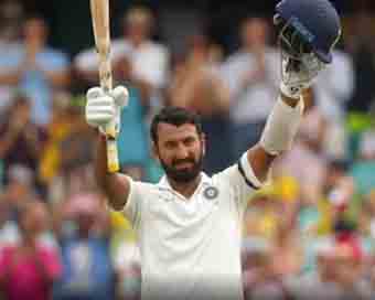 Cheteshwar Pujara hits double ton in second innings on Sussex debut