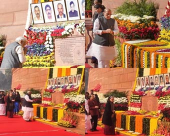 President Murmu, PM Modi, Kharge, Sonia pay tributes to 2001 Parliament attack victims