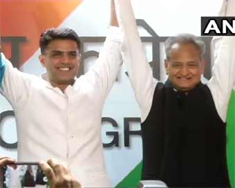 Gehlot CM picked in Rajasthan, Pilot to be his deputy 