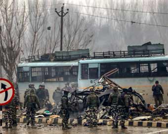 Pulwama terror attack (file photo)