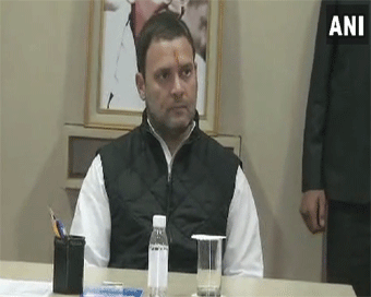 Rahul files nomination for Congress President post