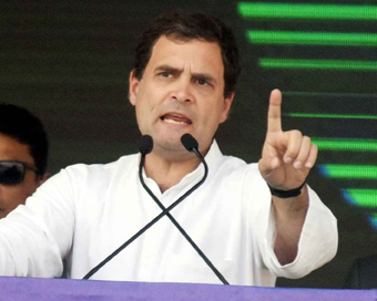 Congress President Rahul Gandhi (file photo)