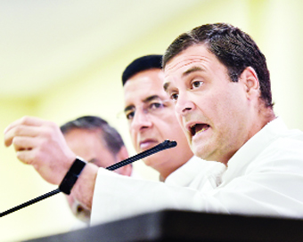 Congress chief Rahul Gandhi (file photo)