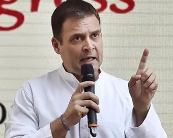 Congress leader Rahul Gandhi (file photo)