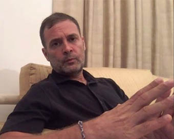 Former Congress chief Rahul Gandhi 