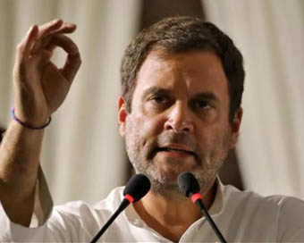 Congress chief Rahul Gandhi 