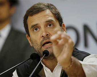 Congress leader Rahul Gandhi 