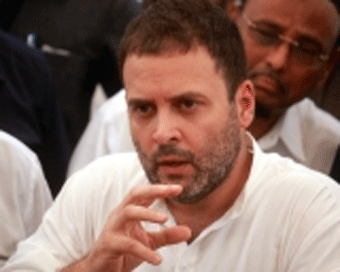 BJP setting country on fire: Rahul on 