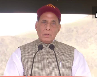 Defence Minister Rajnath Singh joins Kargil Vijay Diwas memorial functions in Drass