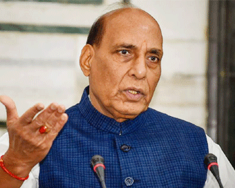 Government is destroying chain of funds to terrorism : Rajnath