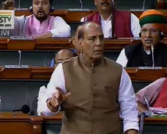 Union Home Minister Rajnath Singh