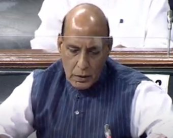 Defence Minister Rajnath Singh