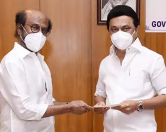 Rajnikanth donates Rs 50 lakh to CM