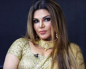 Rakhi Sawant on 