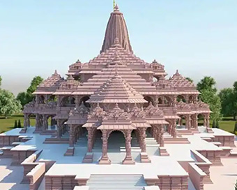 Devotees can now see construction of Ram temple