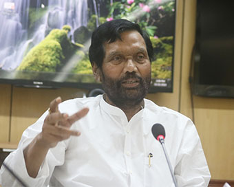 Union Minister for Consumer Affairs, Food and Public Distribution Ram Vilas Paswan