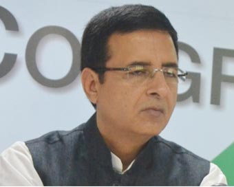 Congress Chief spokesperson Randeep Surjewala (file photo)