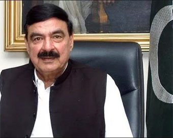 Pakistan Railways Minister Sheikh Rashid (file photo)