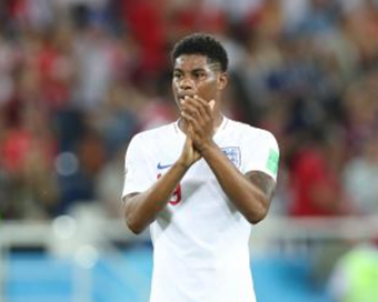 England striker Marcus Rashford 