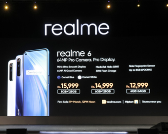 Realme 6 series with 90Hz display launched in India