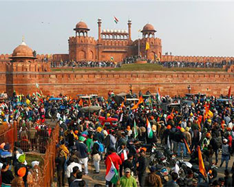 Dutch national among 2 arrested over Red Fort violence