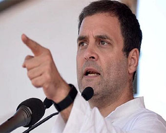 Former Congress chief Rahul Gandhi 