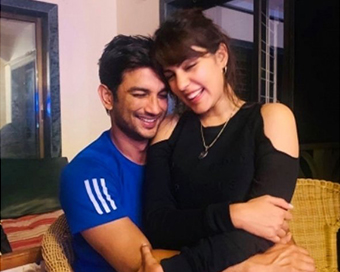 Sushant and Rhea (file photo)