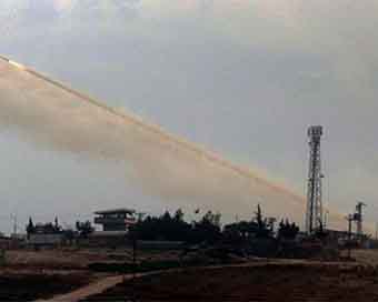 Rocket fire targets US base in Syria