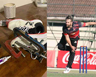 Zimbabwe cricketer Ryan Burl pleads for sponsor, posts picture of ripped shoe
