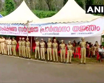  Showdown near Sabarimala, two women turned back