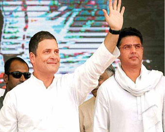 Rahul Gandhi with Sachin Pilot 