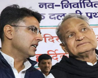 Sachin Pilot and Ashok Gehlot (file photo)