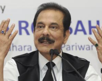 Sahara Group chief Subrata Roy