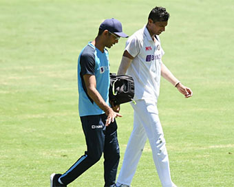 Saini injures groin, currently being monitored by BCCI medical team