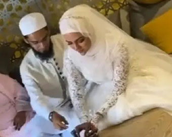 Sana Khan marriage photo