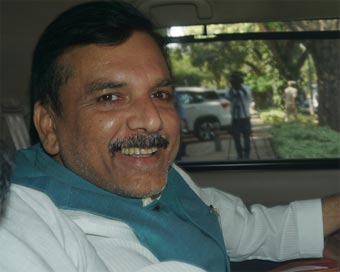 Aam Aadmi Party Rajya Sabha member Sanjay Singh