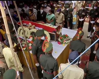 Telangana bids tearful adieu to Colonel Santosh Babu