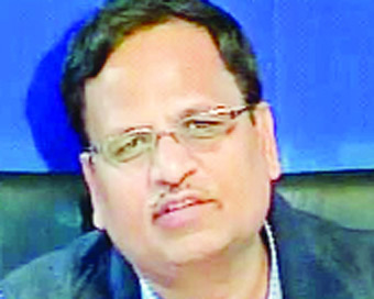 Delhi Health Minister Satyendar Jain (file photo)