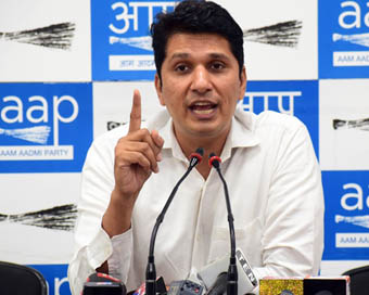 AAP MLA Saurabh Bhardwaj (file photo)