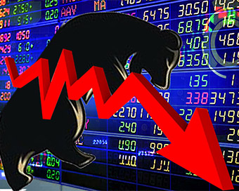 Equity indices fall, Sensex down 500 points