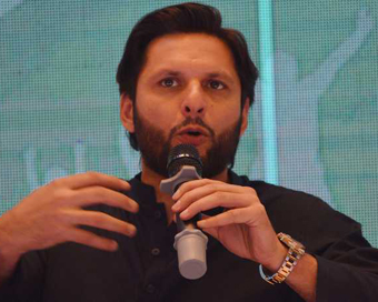 Former Pakistan skipper Shahid Afridi