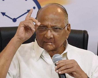 NCP supremo Sharad Pawar (file photo)