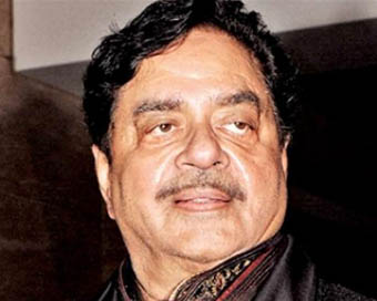 Former Union minister and film actor Shatrughan Sinha 