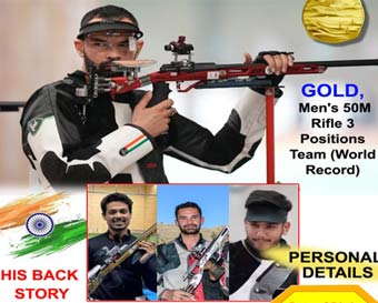 Asian Games: Kusale, Tomar, Sheoran help India win gold in 50m Rifle 3-positions with record score